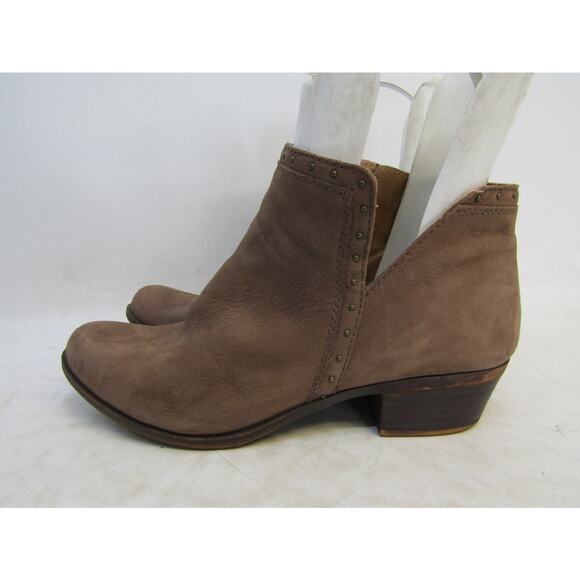 Lucky Brand Womens Size 10 M Brown Soft Leather Zip Ankle Fashion Boots Bootie - Picture 1 of 10